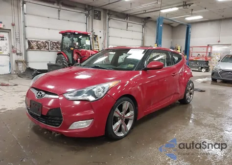 2012 Hyundai Veloster Base W/Gray из США, поврежденный, VIN KMHTC6AD8CU051571